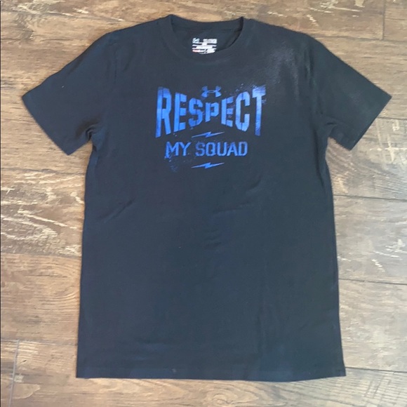 Under Armour Youth XL “Respect My Squad” T-Shirt - Picture 1 of 3